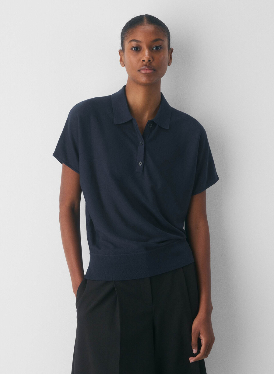 steno polo sweater admiral