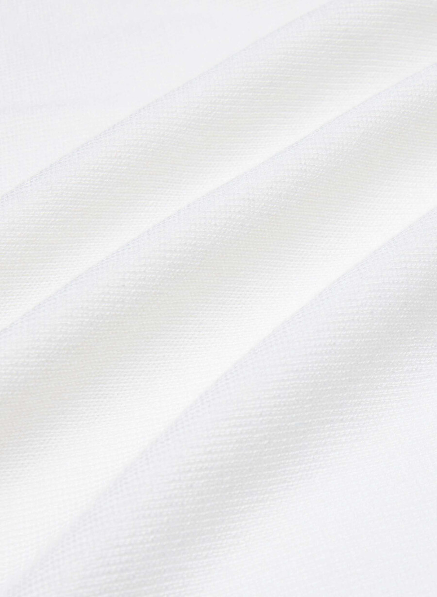 steno polo sweater clouded white