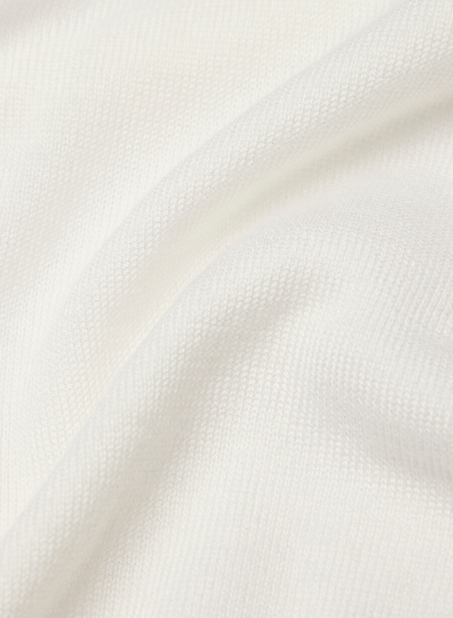 agenda sweater vest clouded white