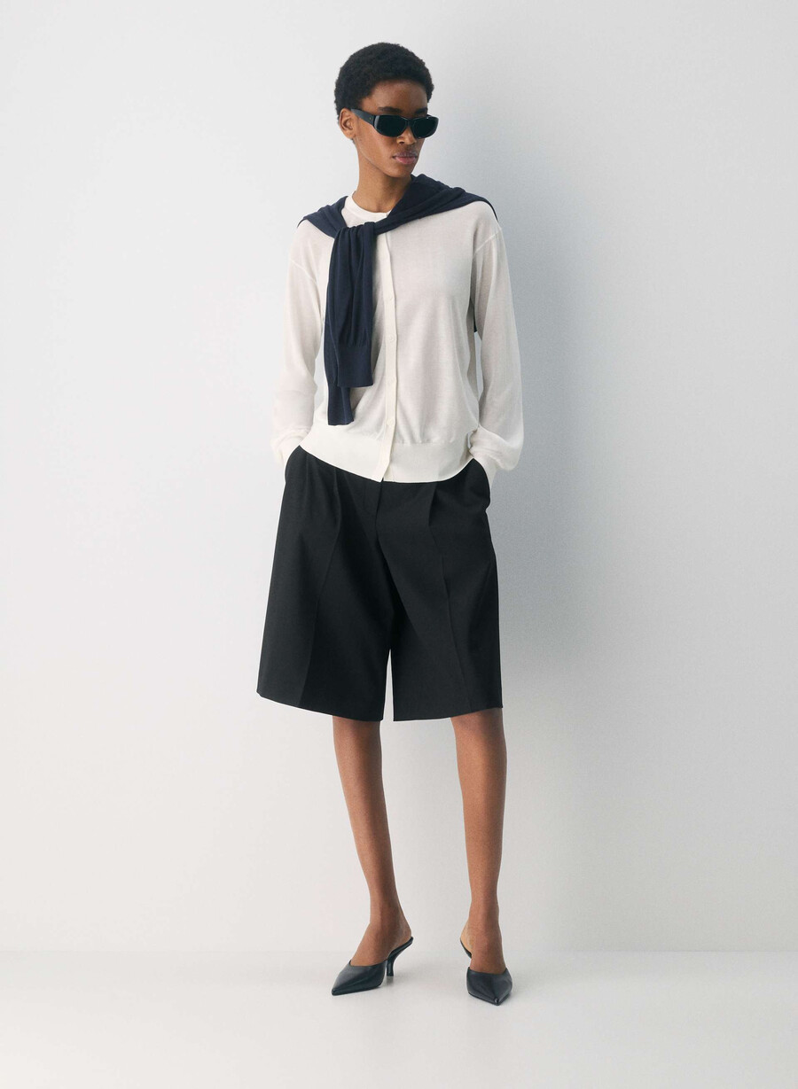 acumen cardigan clouded white