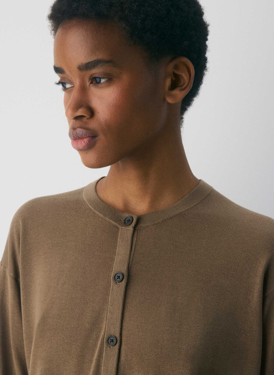 acumen cardigan folio brown