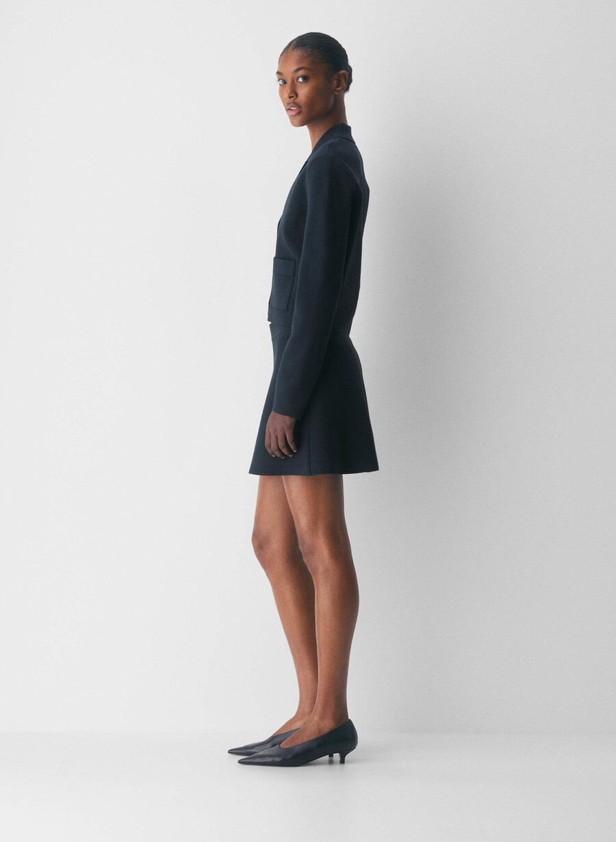 address skirt - wonder yarn dark night navy