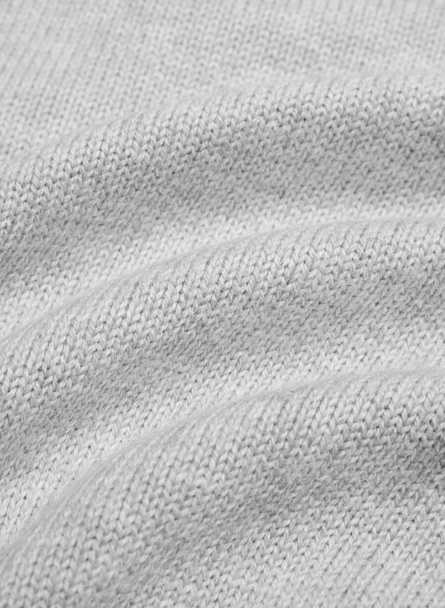 cotton charm peggy icon sweater heather chromewhite