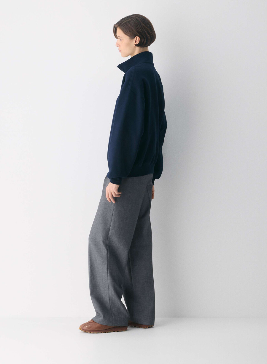 cozy sweatfleece mega 12 zip admiral