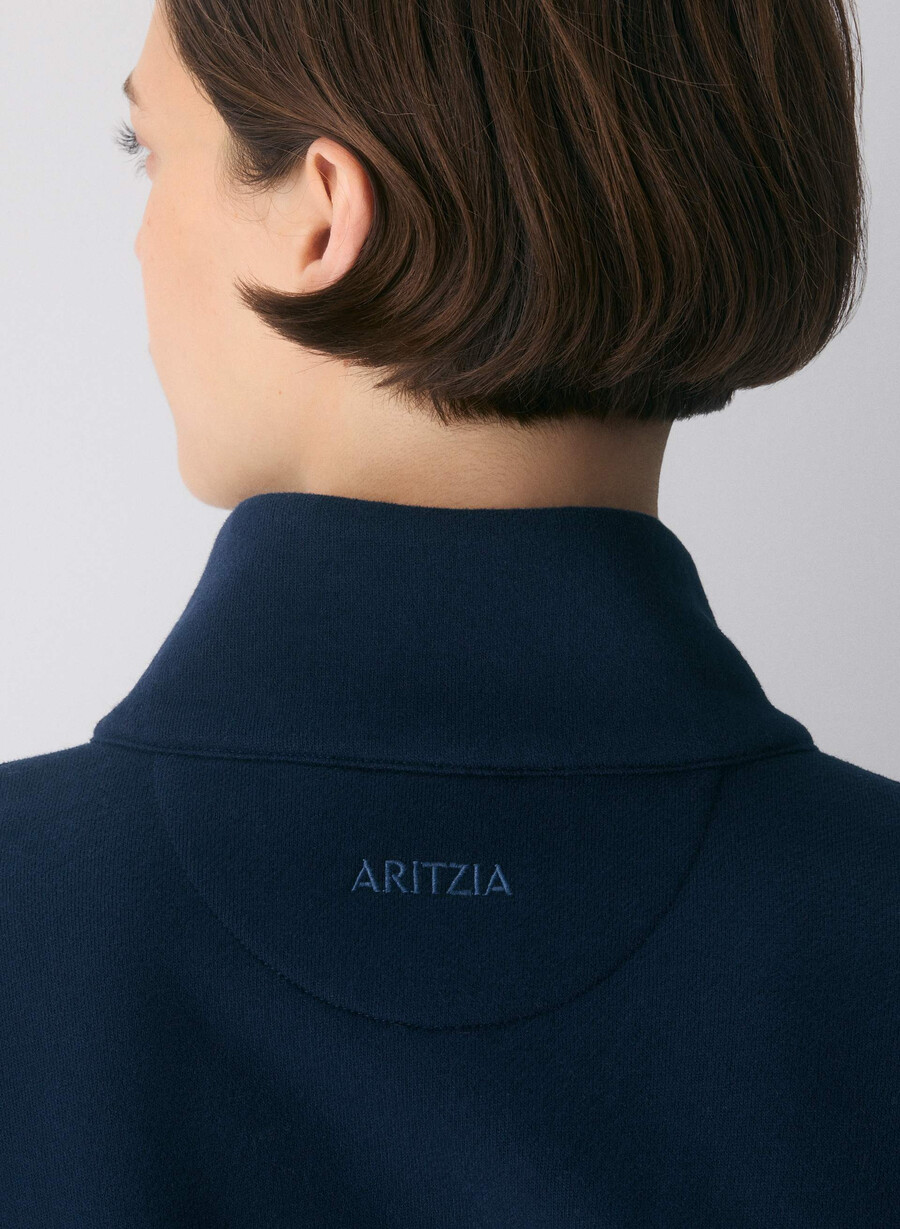 cozy sweatfleece mega 12 zip admiral