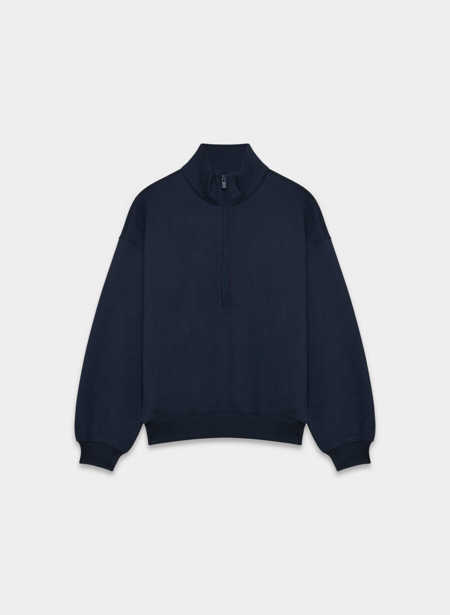 cozy sweatfleece mega 12 zip admiral