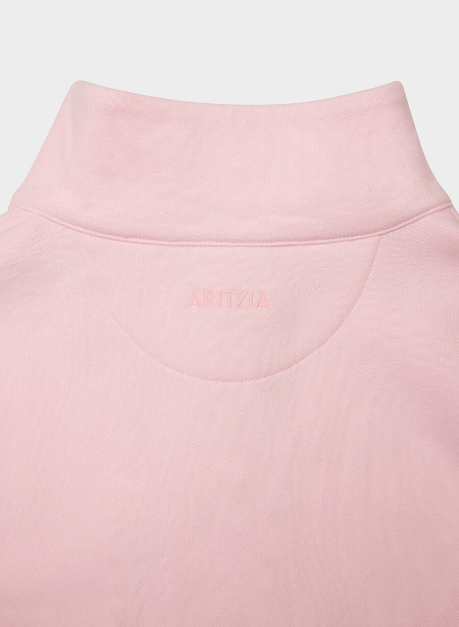 cozy sweatfleece mega 12 zip villa pink