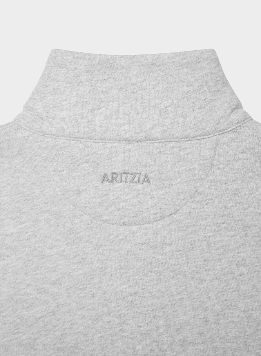 cozy sweatfleece mega 12 zip heather chrome