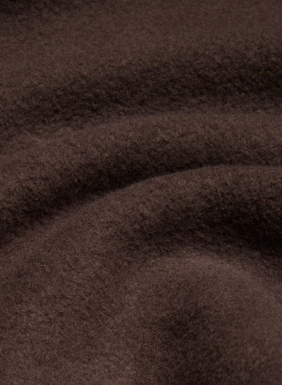 cozy sweatfleece snug banded sweatpant rich mocha brown