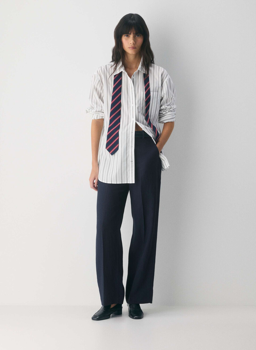 new agency pant - linen admiral