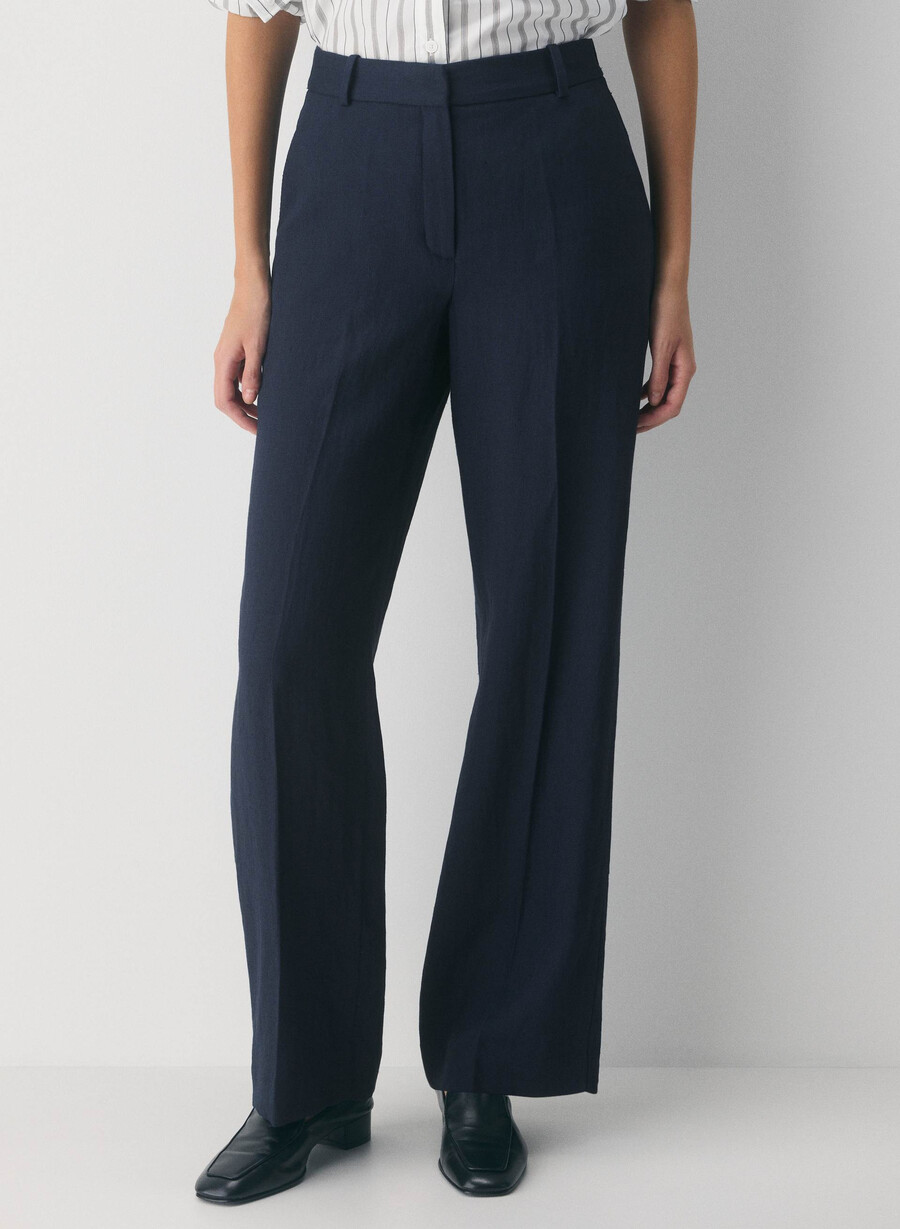 new agency pant - linen admiral