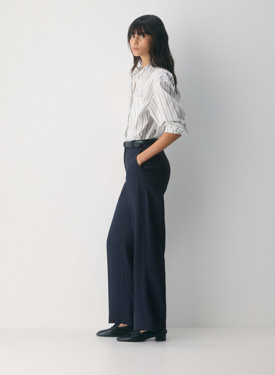 new agency pant - linen admiral