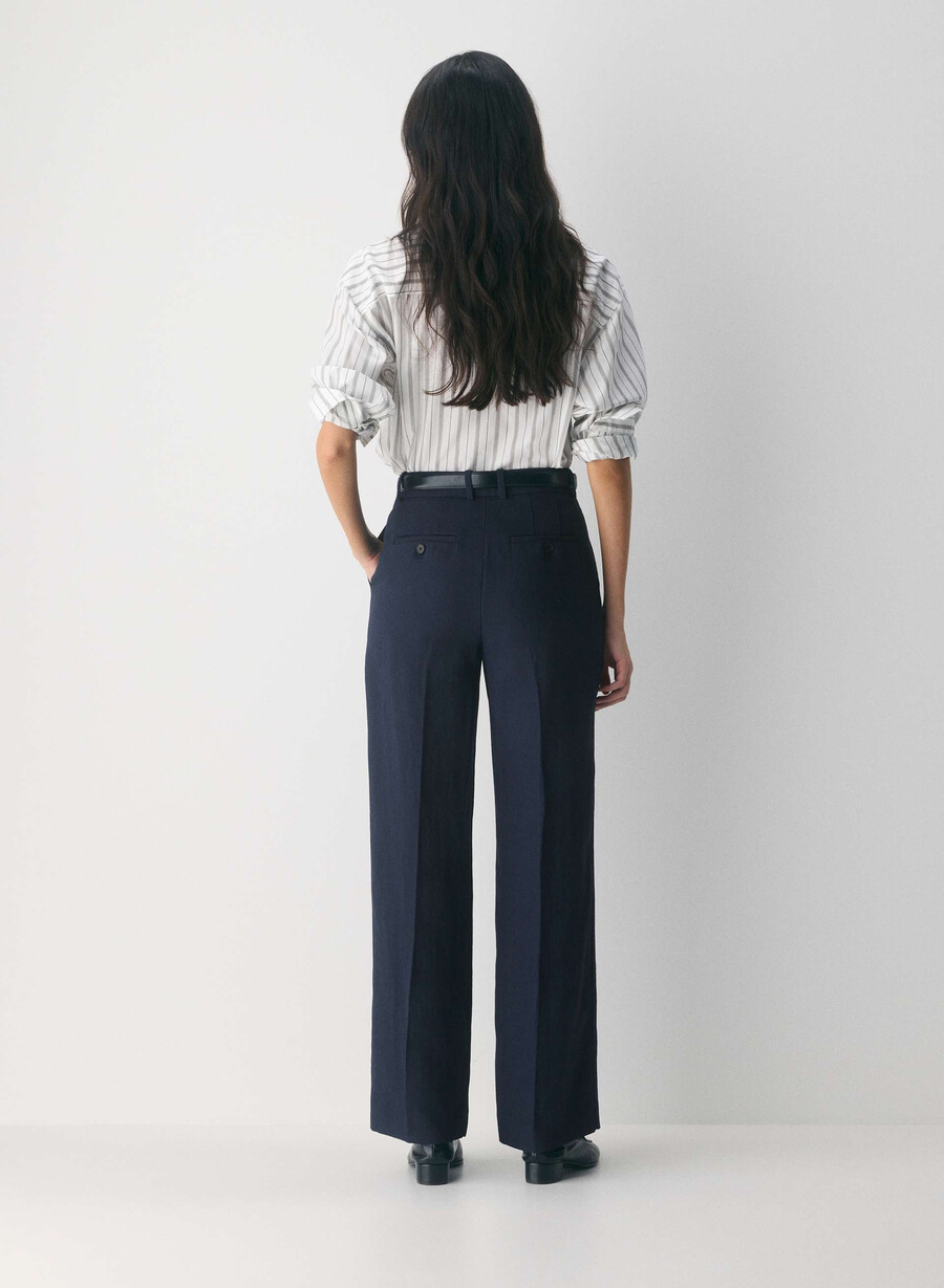 new agency pant - linen admiral