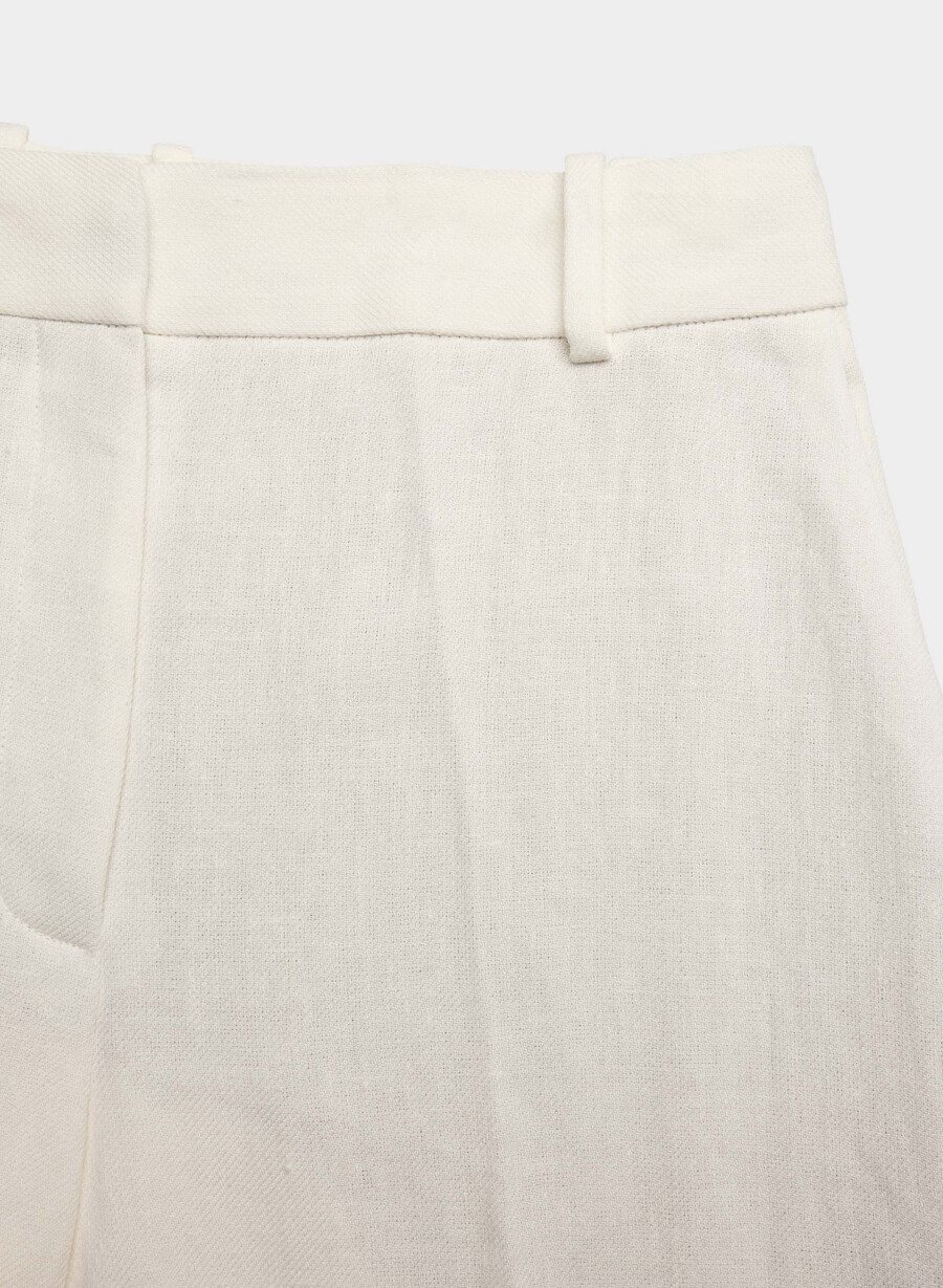new agency pant - linen light birch