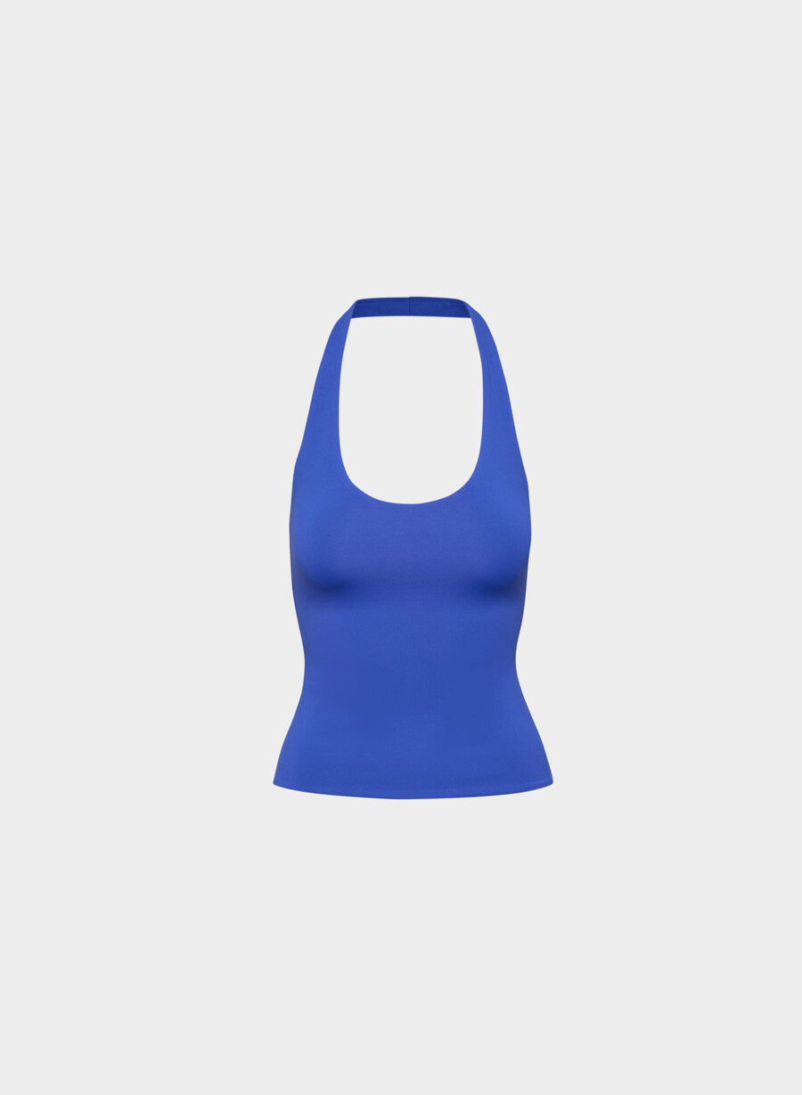 original contour transfix halter top ablaze blue