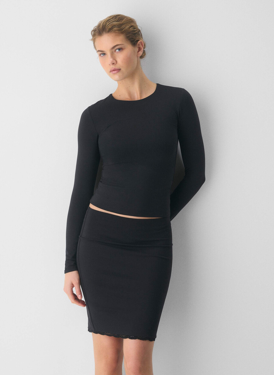 original contour conviction skirt black