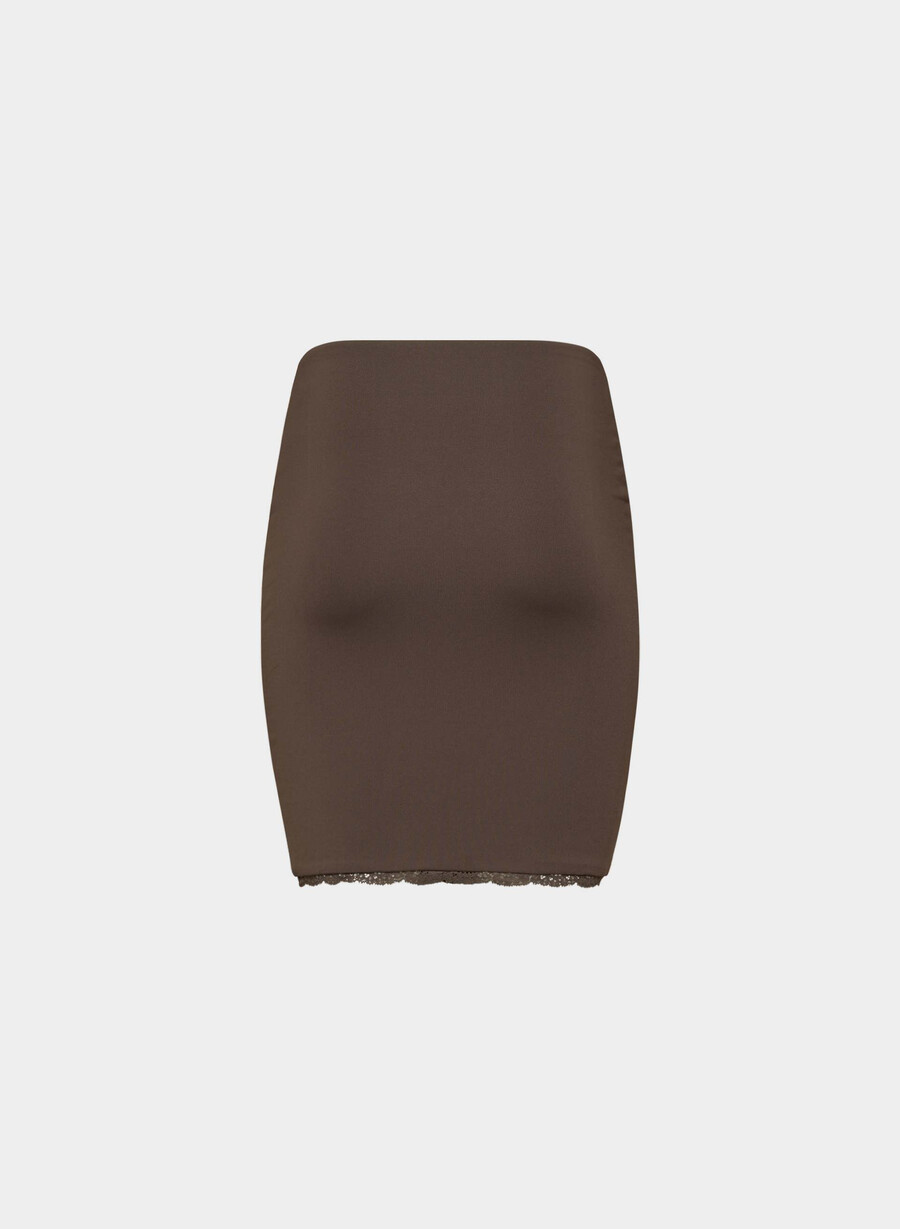 original contour conviction skirt rich mocha brown