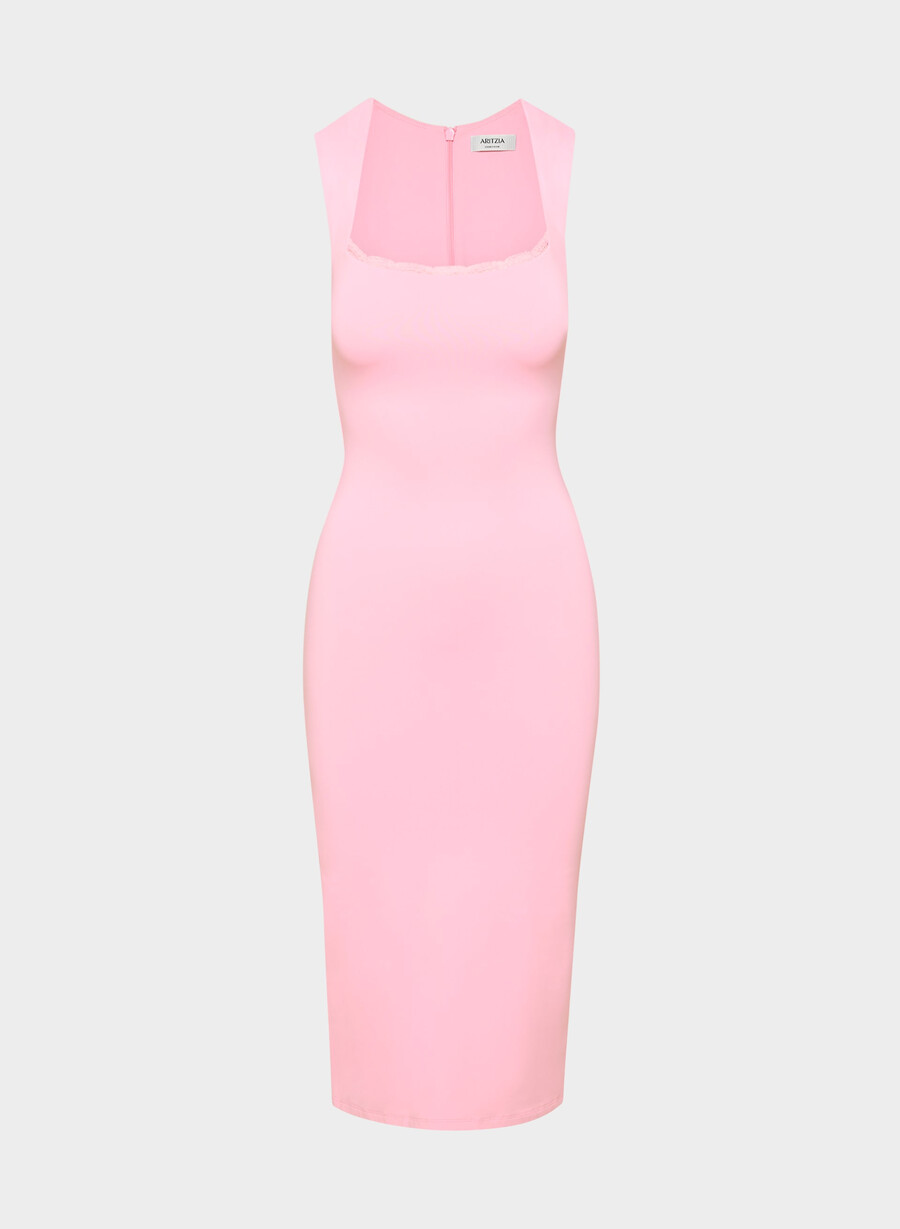 original contour together dress jellybean pink