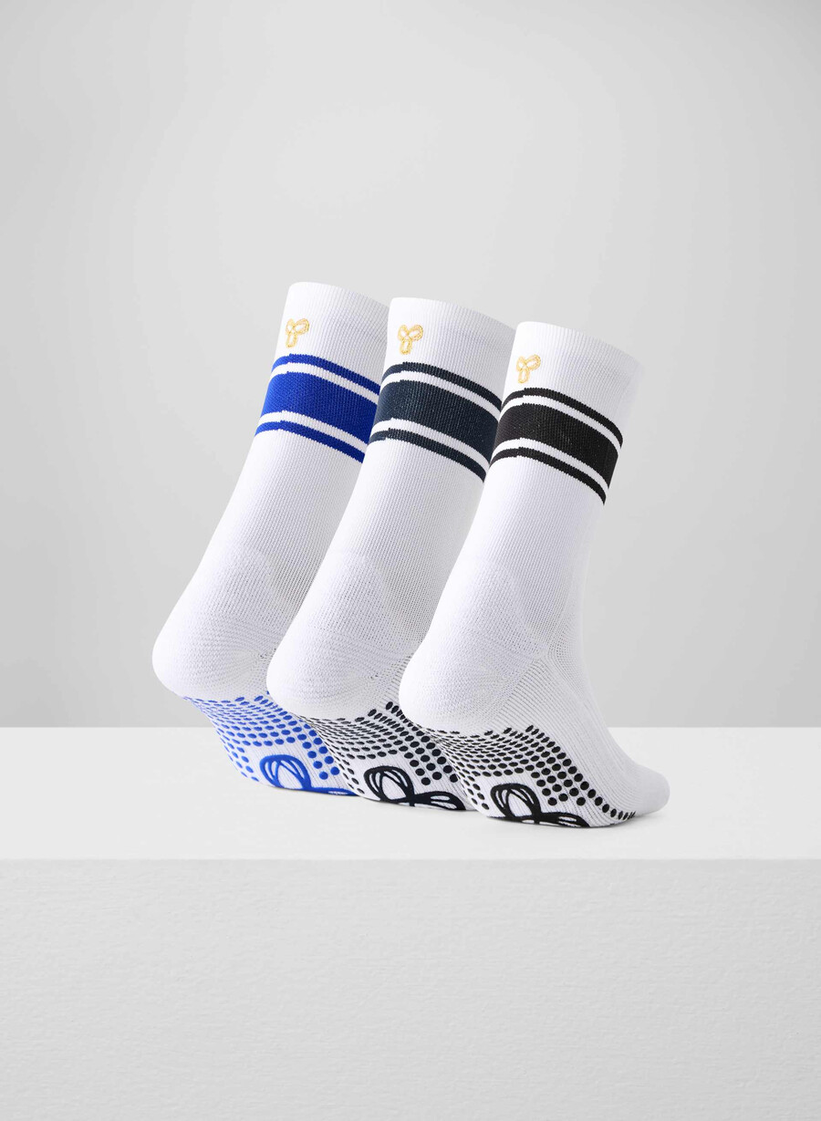 softset studio pro crew sock 3-pack whtbkadrl ablz bl