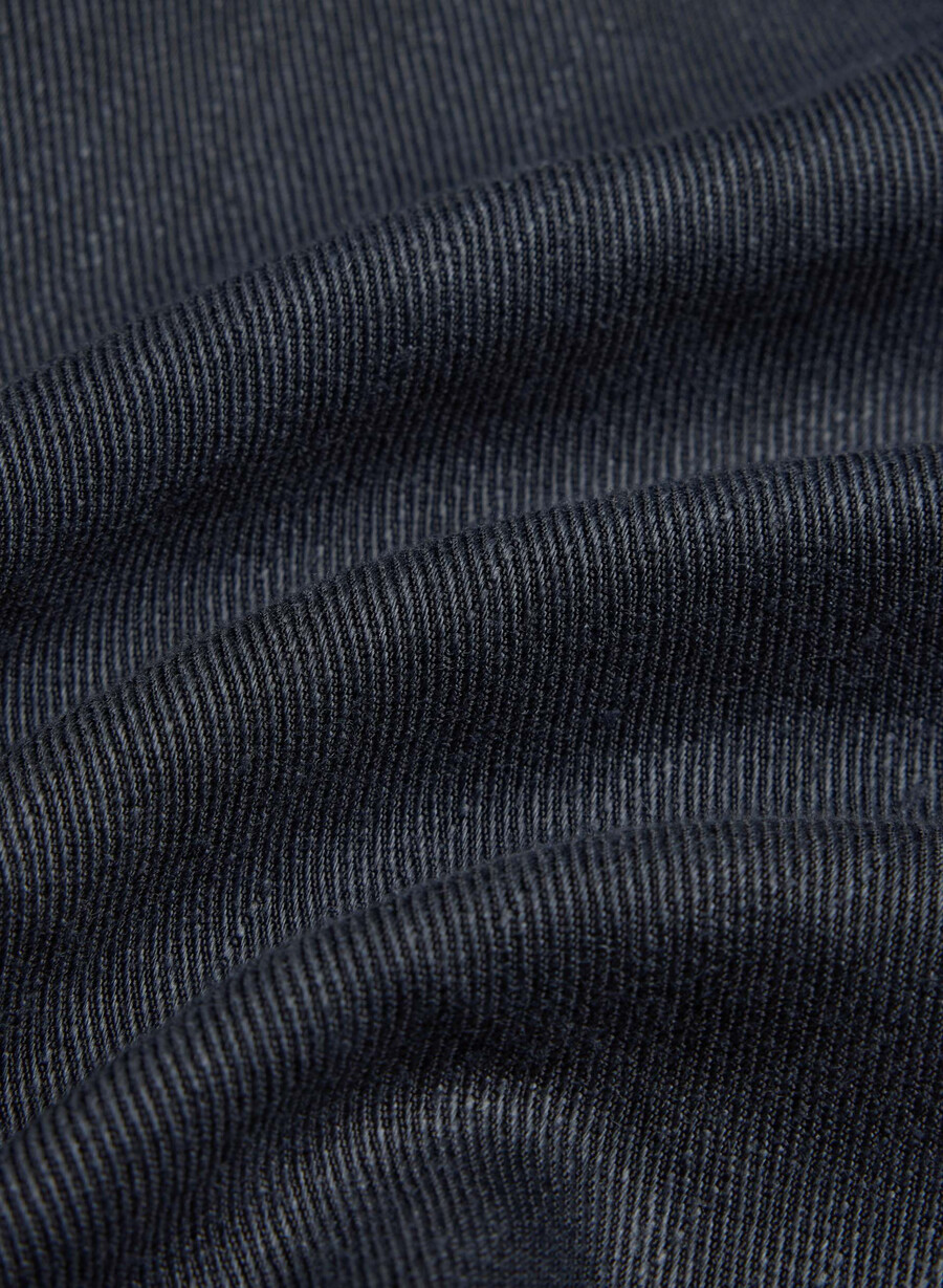 posh linen tube top dark night navy