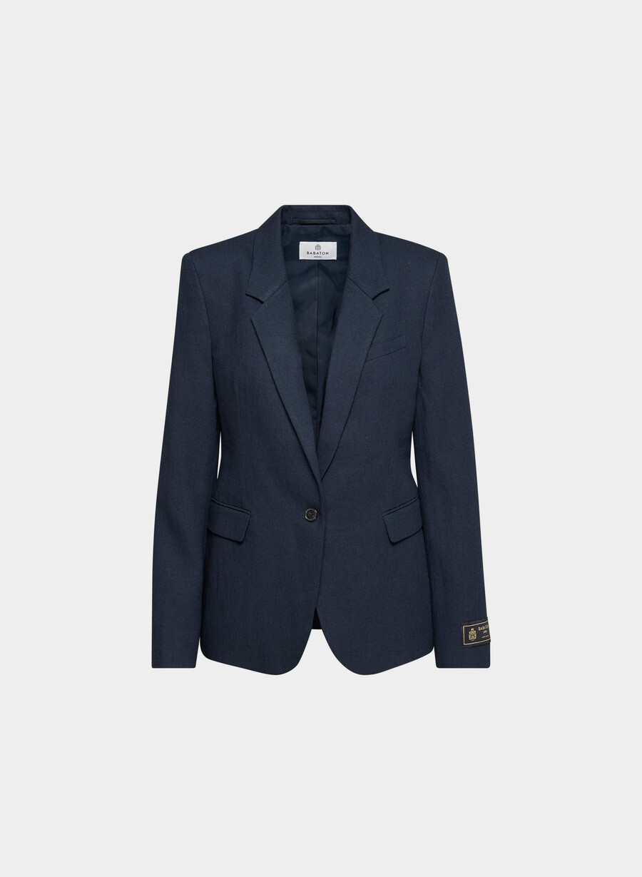 producer blazer - linen admiral