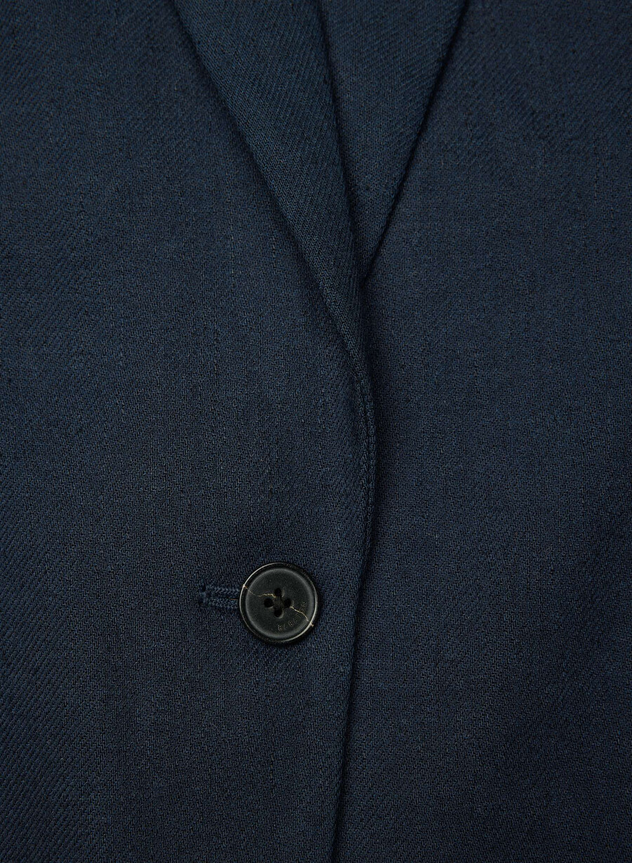 producer blazer - linen admiral