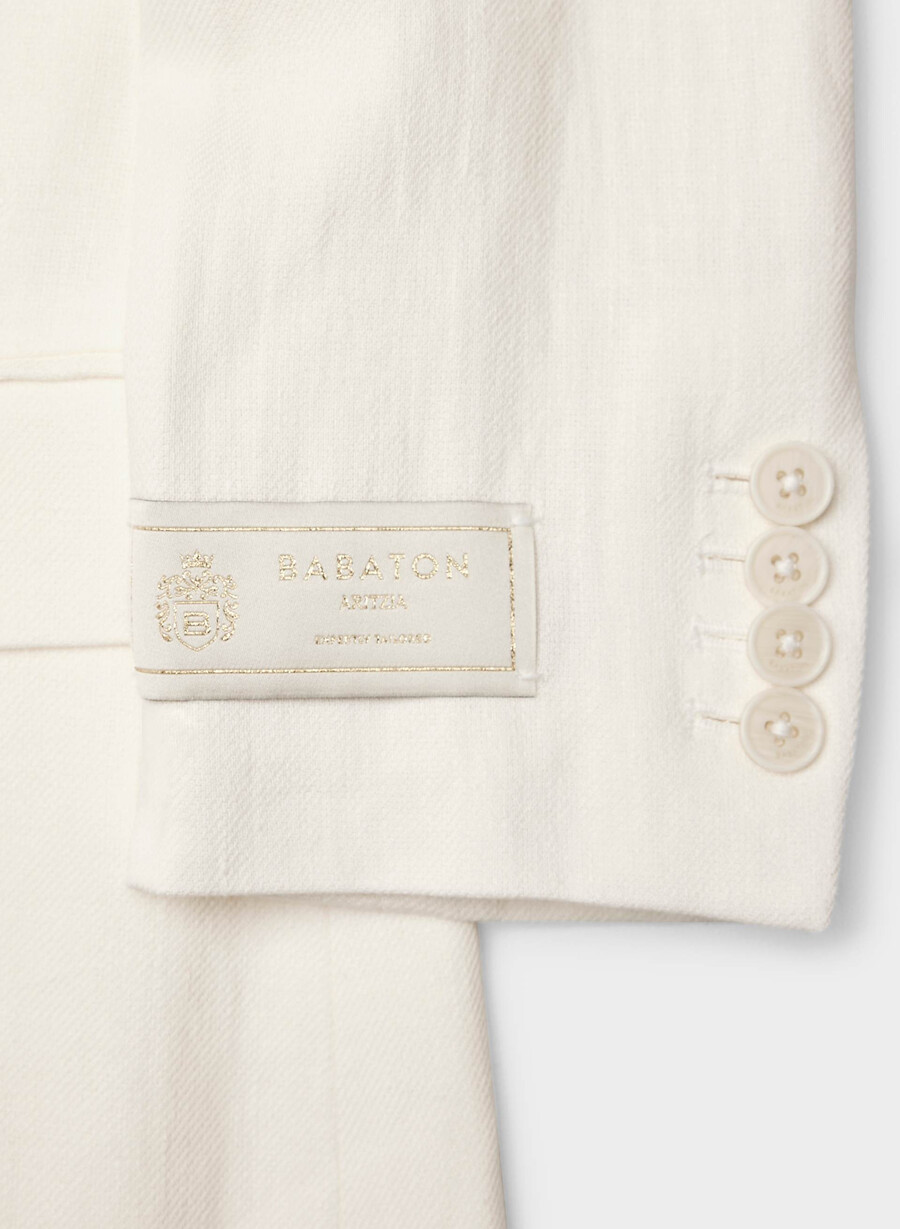 producer blazer - linen light birch