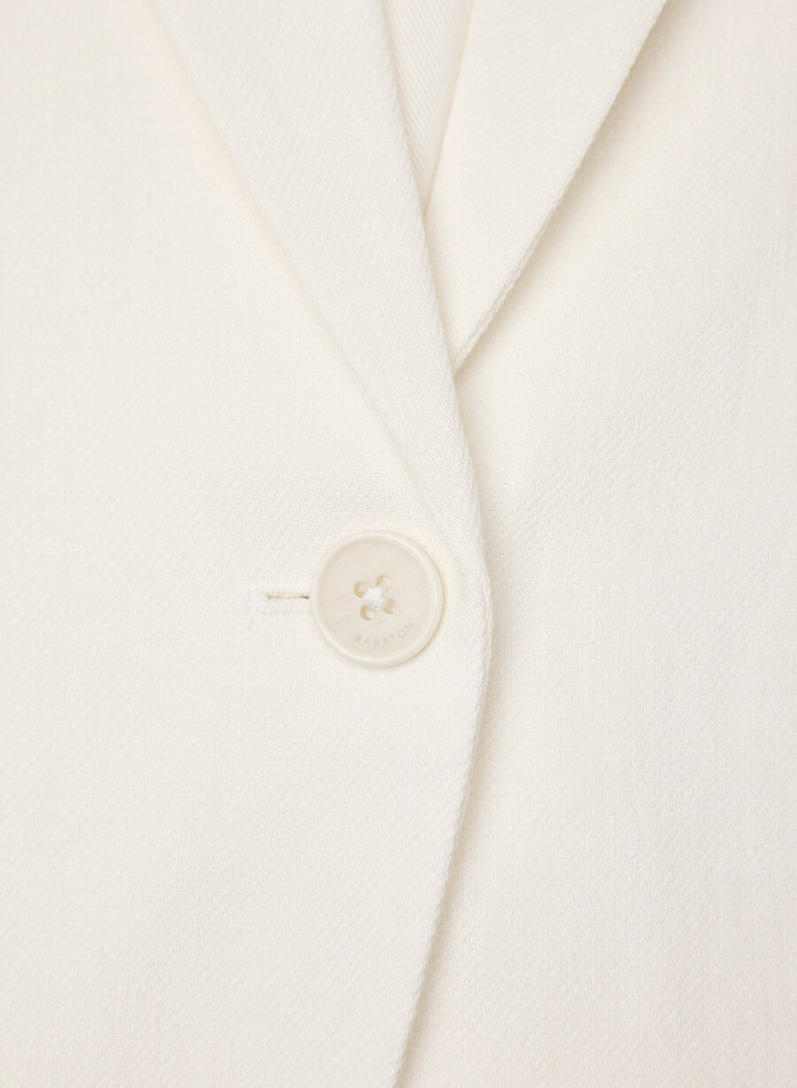producer blazer - linen light birch