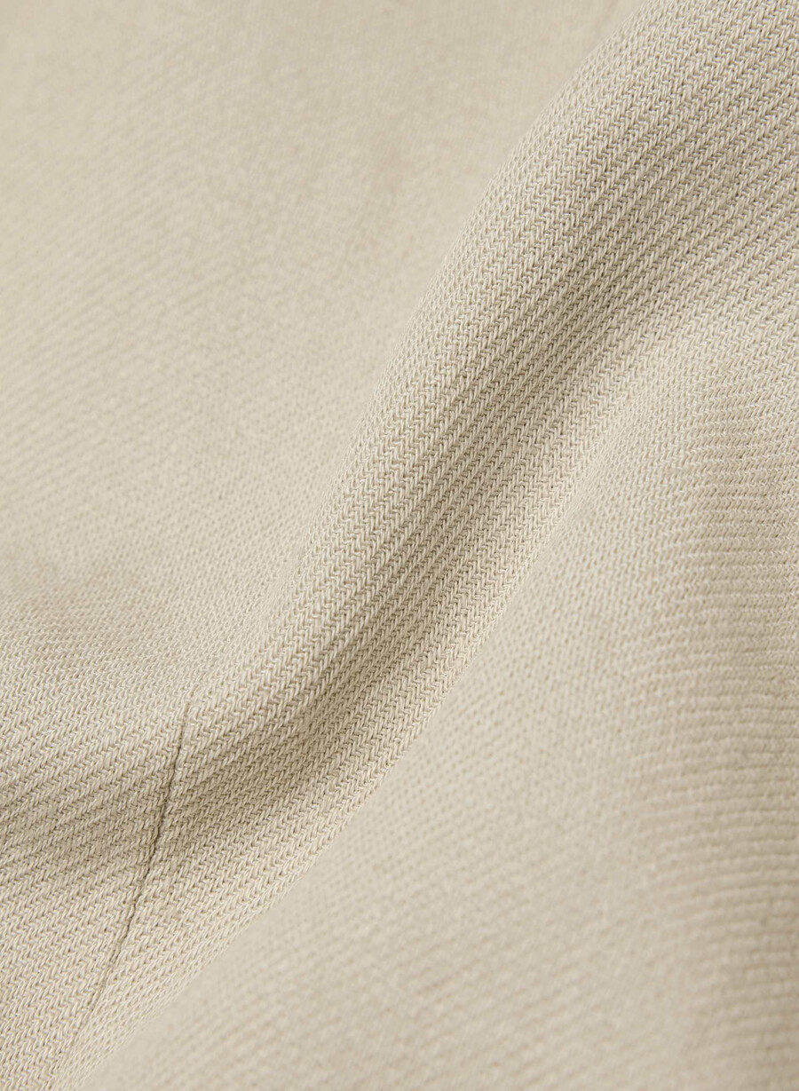 producer blazer - linen parchment beige