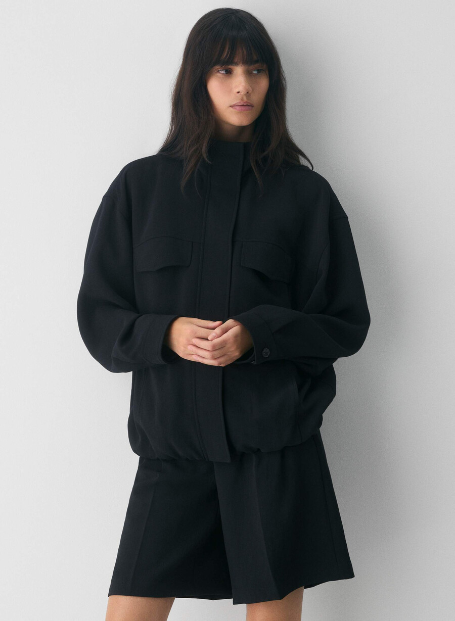 oculus jacket - crepette black
