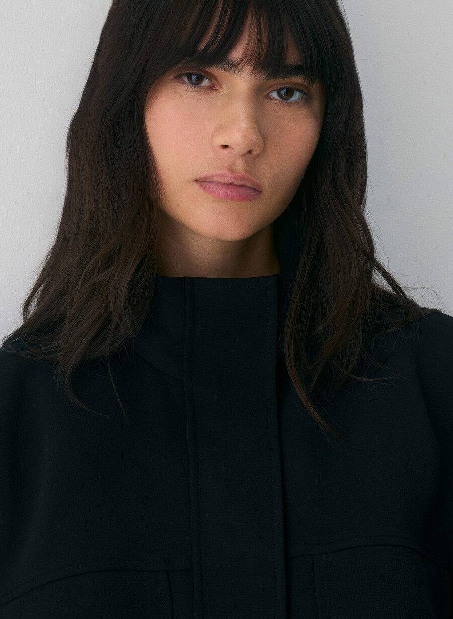 oculus jacket - crepette black