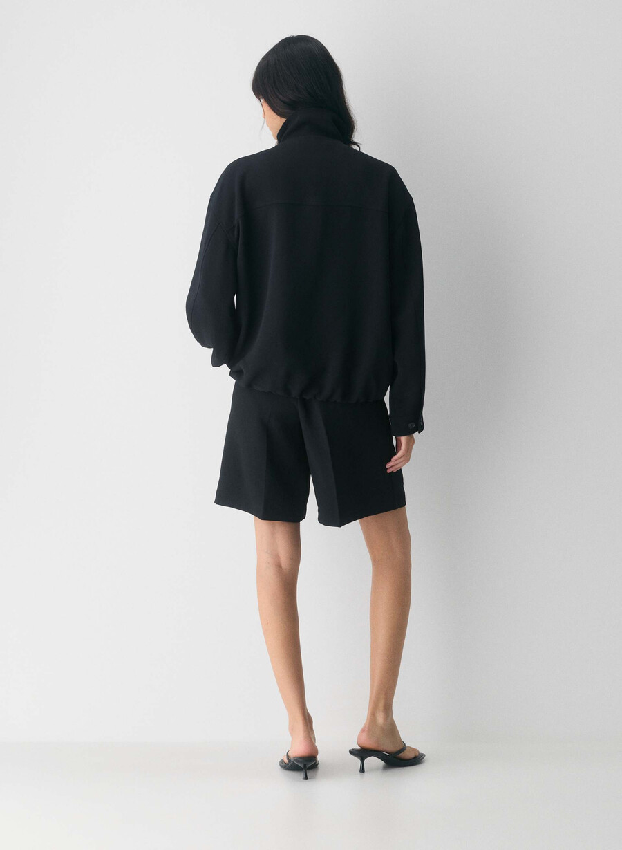 oculus jacket - crepette black