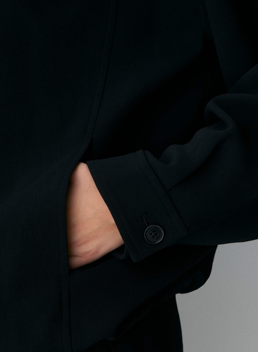 oculus jacket - crepette black