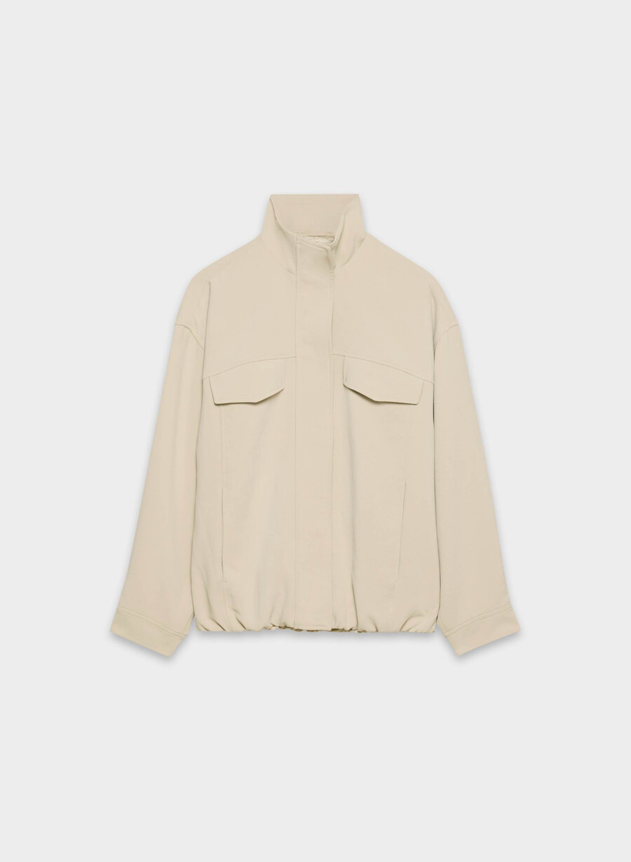 oculus jacket - crepette marcona beige
