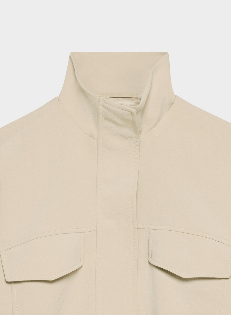oculus jacket - crepette marcona beige