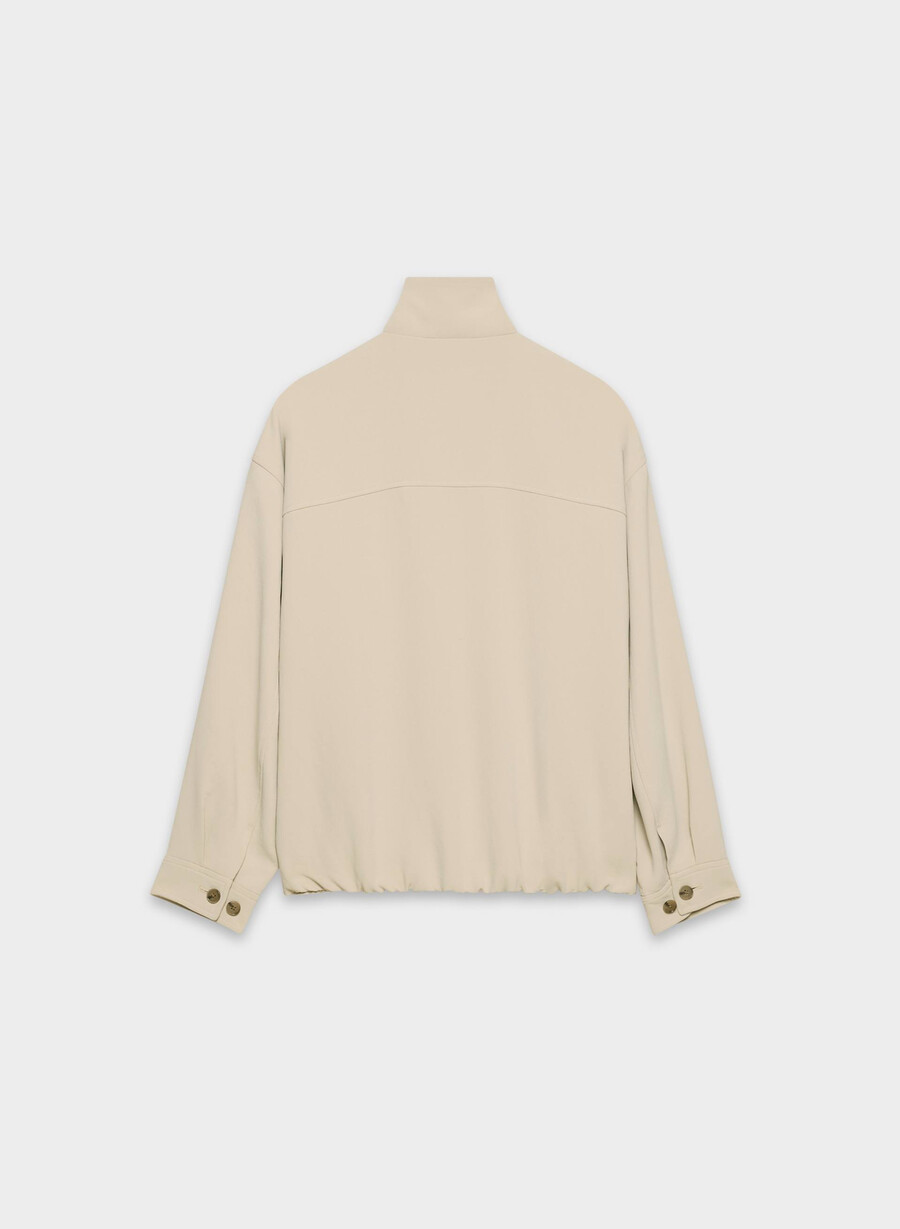oculus jacket - crepette marcona beige