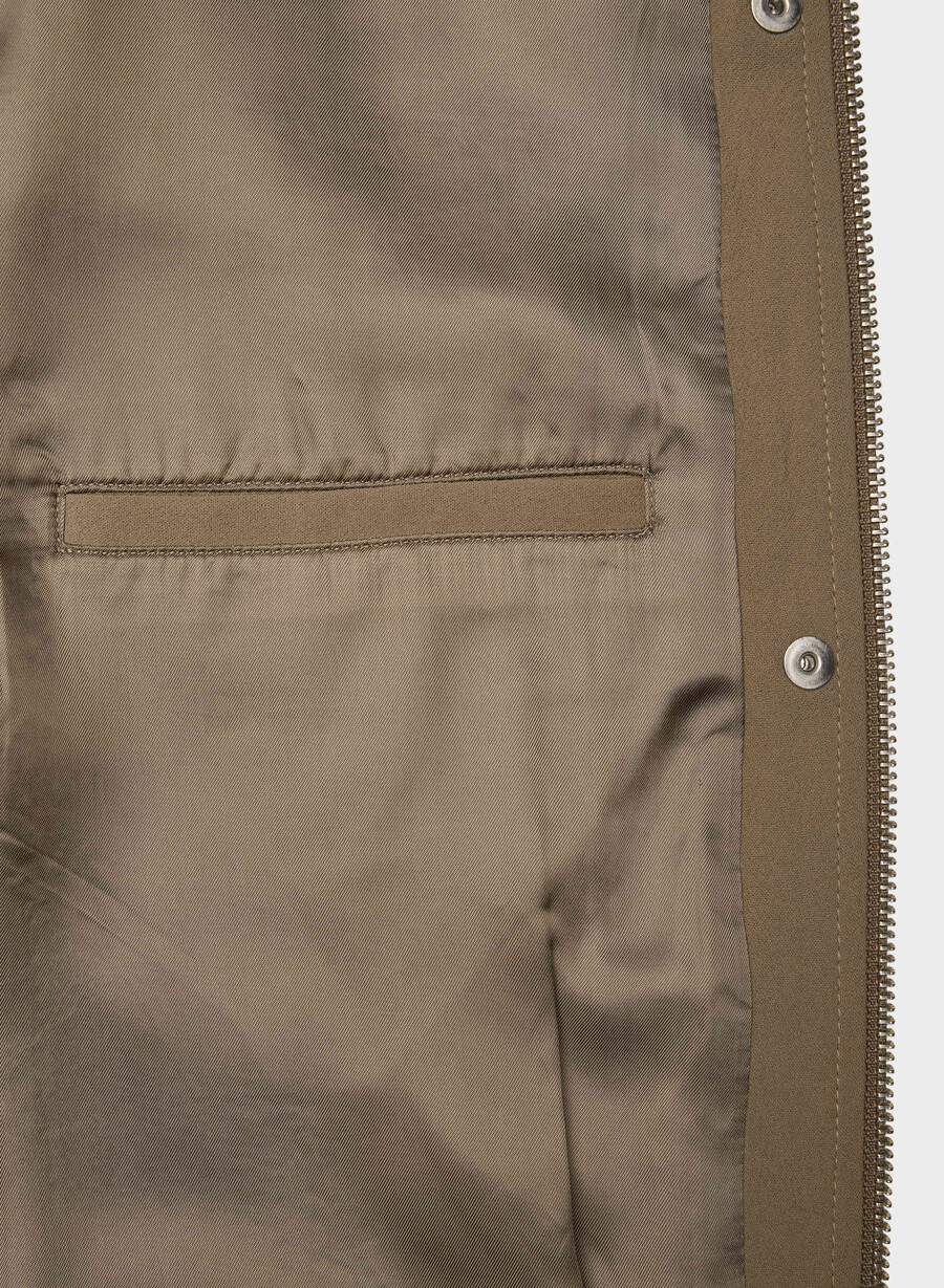 oculus jacket - crepette folio brown