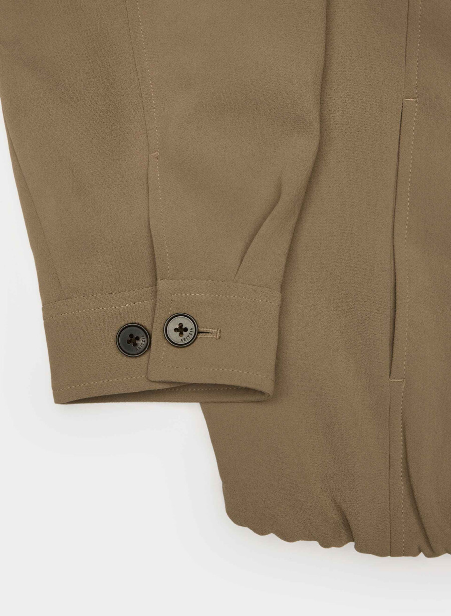 oculus jacket - crepette folio brown