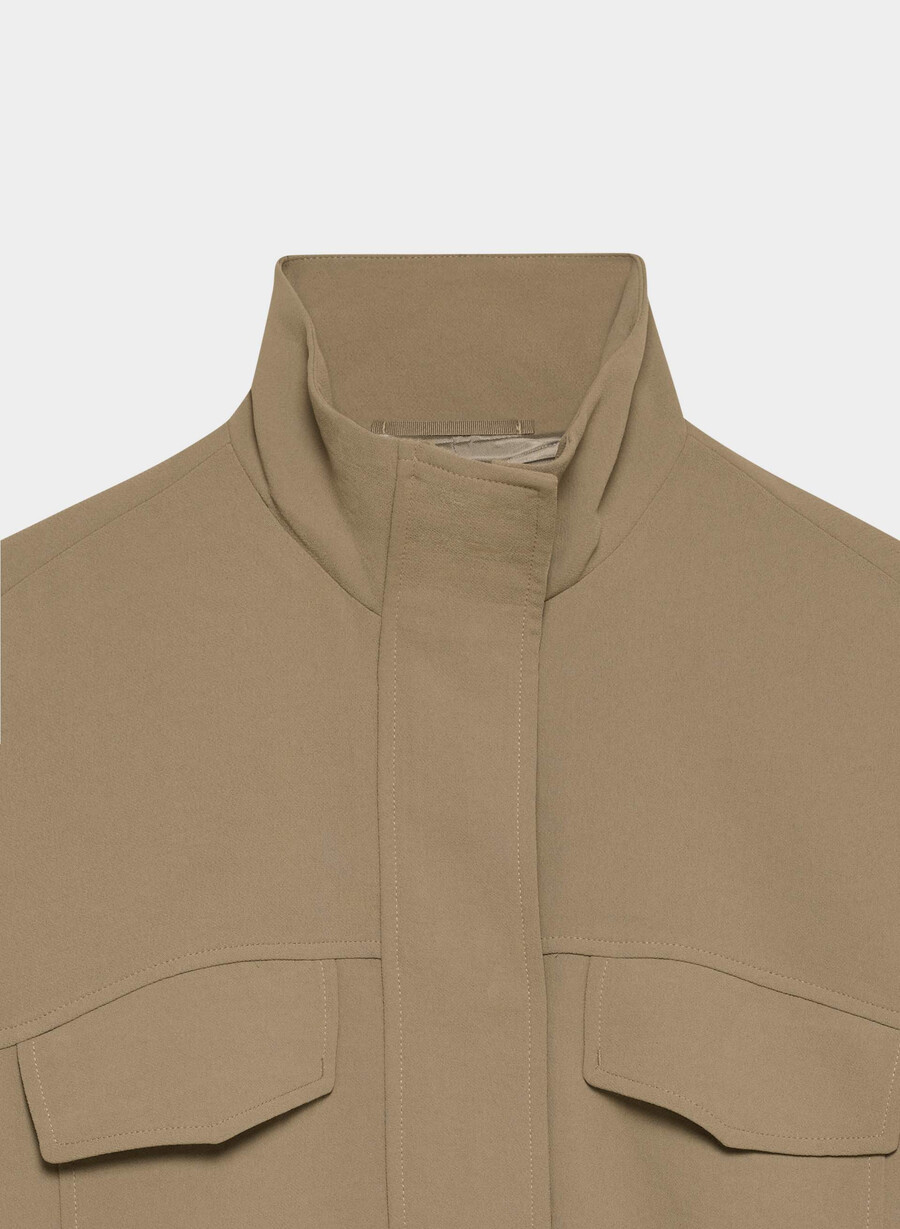 oculus jacket - crepette folio brown