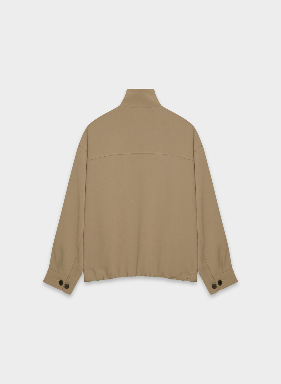 oculus jacket - crepette folio brown