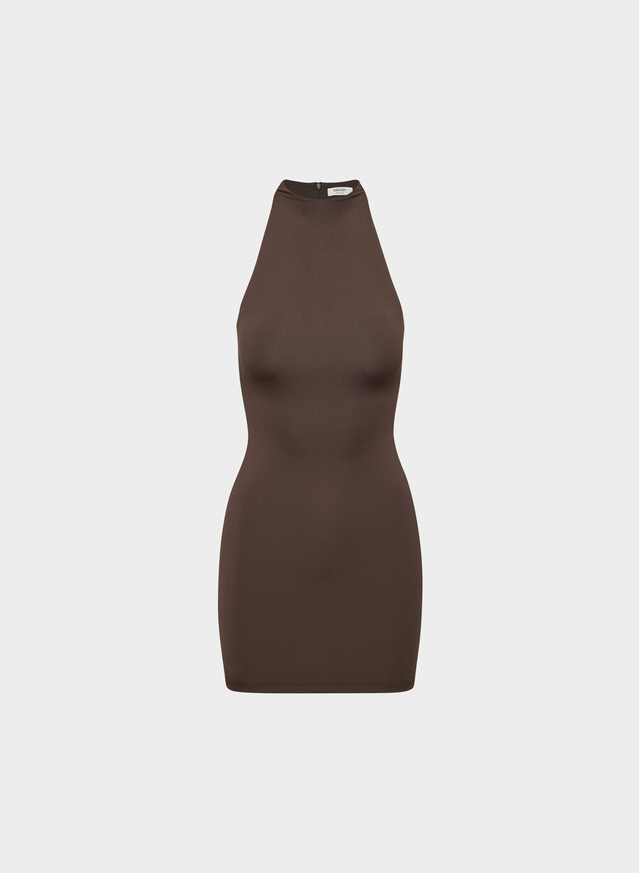 original contour class dress rich mocha brown