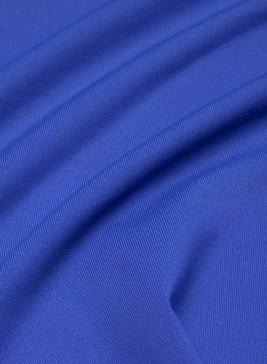 original contour optimum halter dress ablaze blue