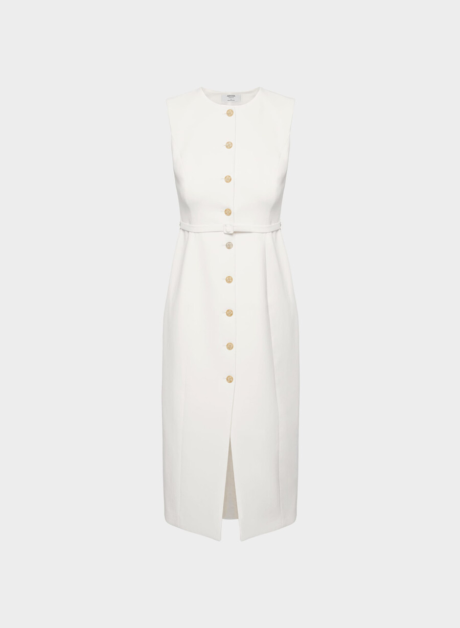 volute dress - crepette light birch