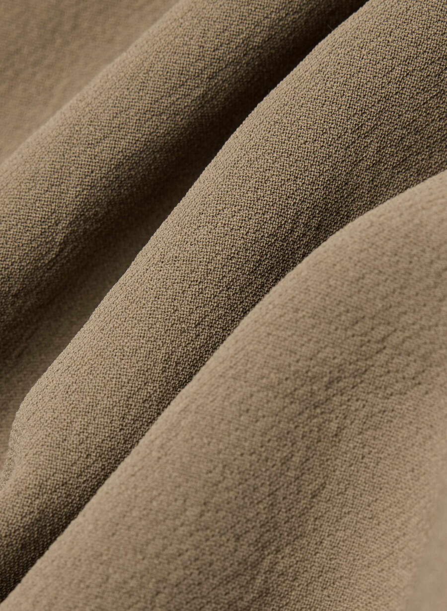 the lodge pant cropped - crepette folio brown