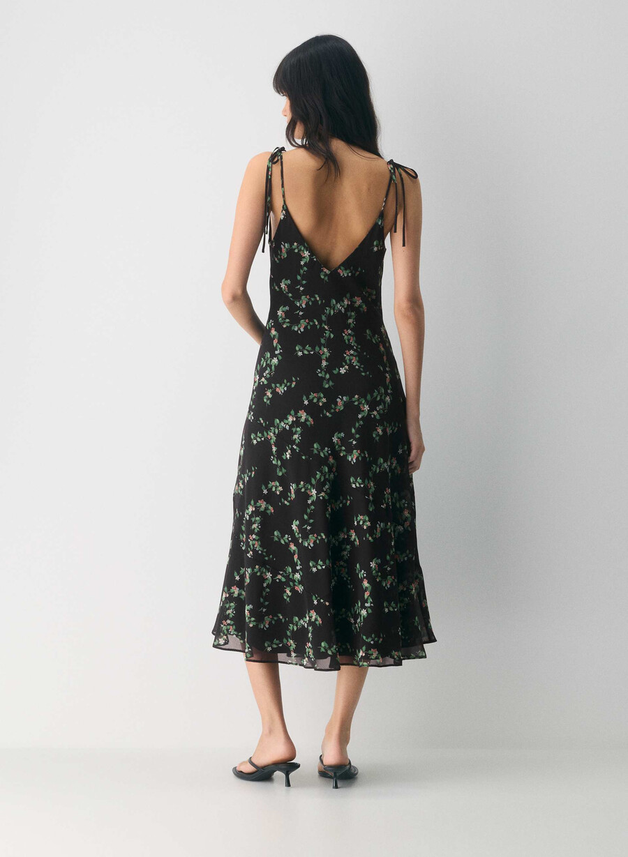 priscilla maxi dress blackmulti