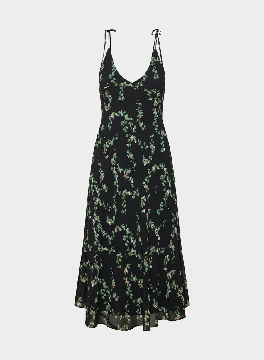 priscilla maxi dress blackmulti