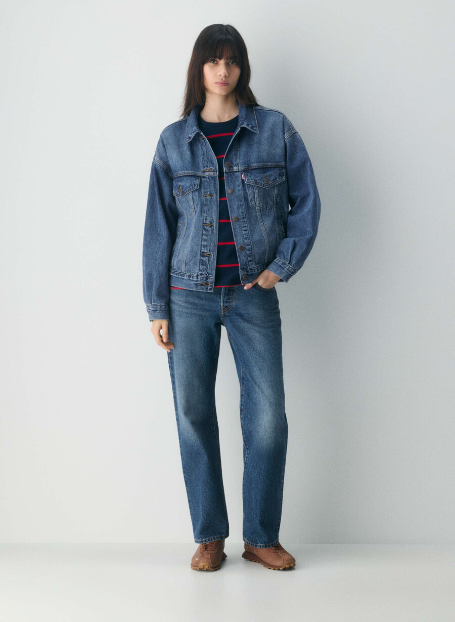 levis 90s trucker jacket dark indigo