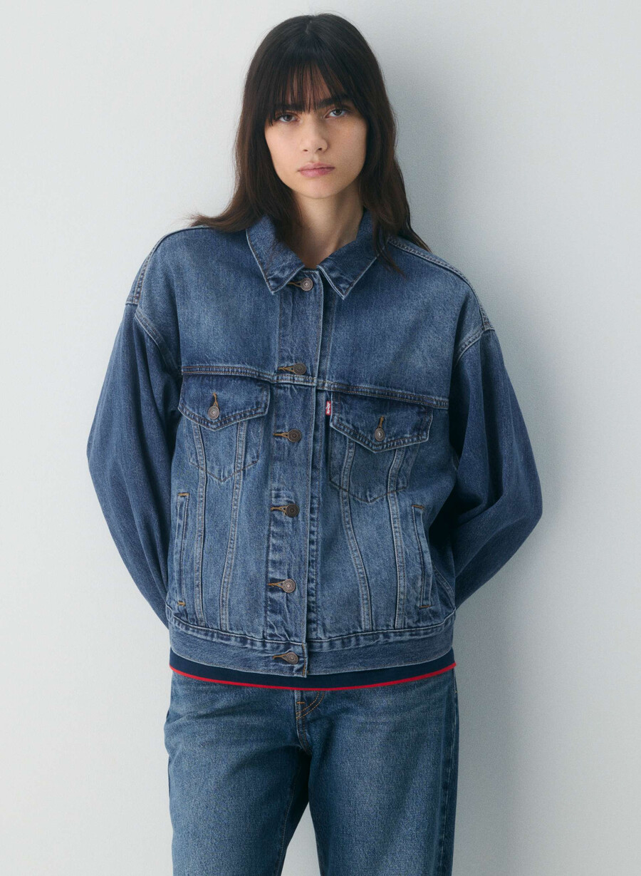 levis 90s trucker jacket dark indigo
