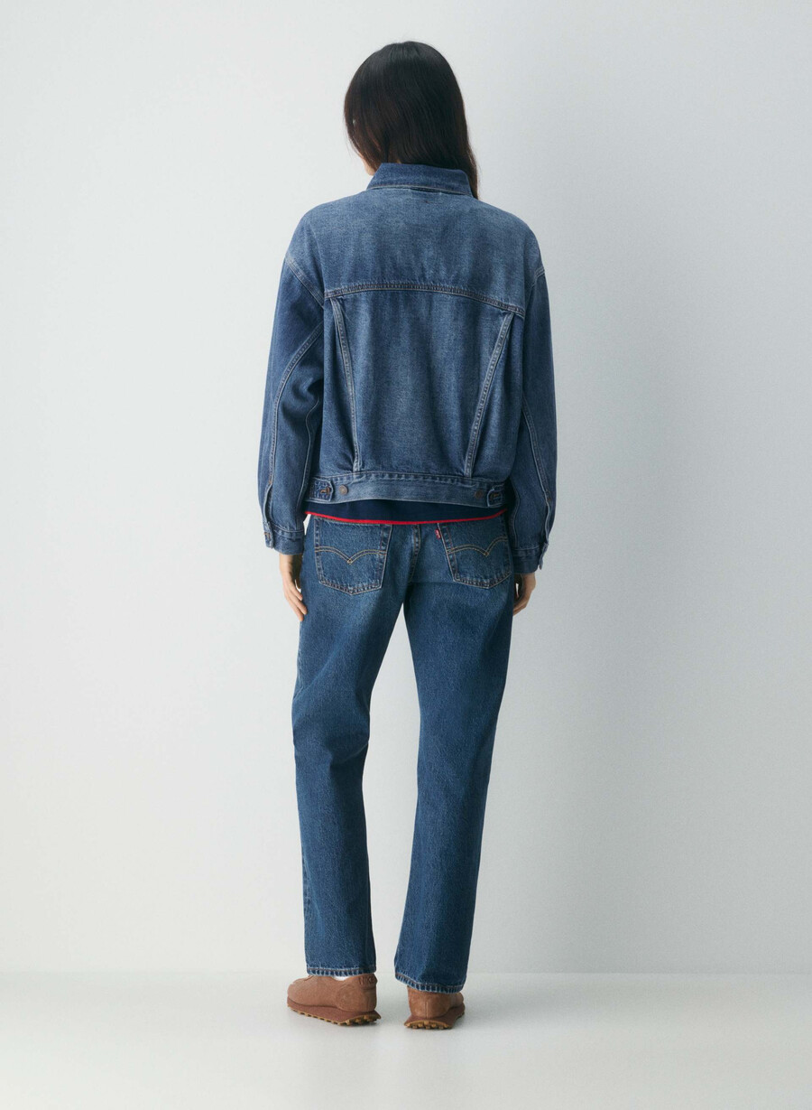 levis 90s trucker jacket dark indigo