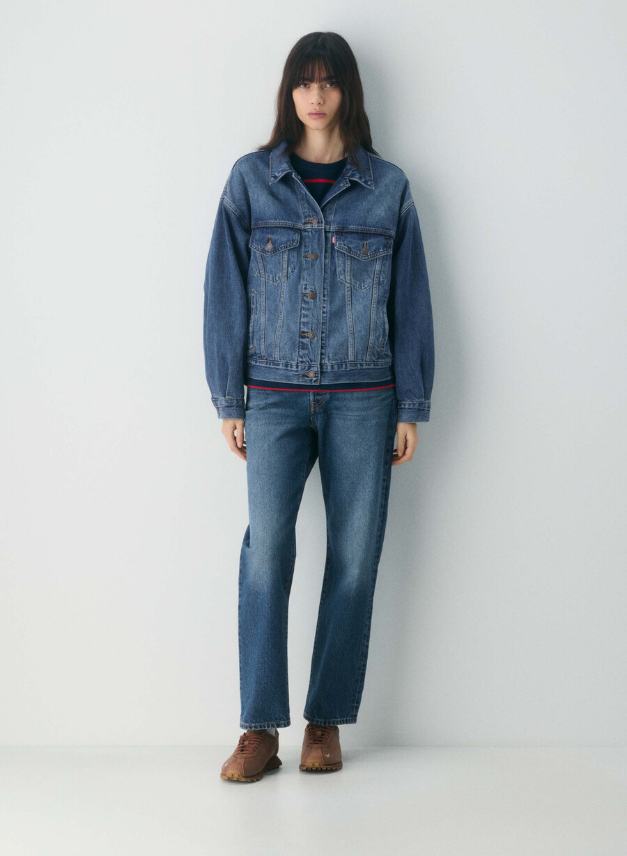levis 90s trucker jacket dark indigo